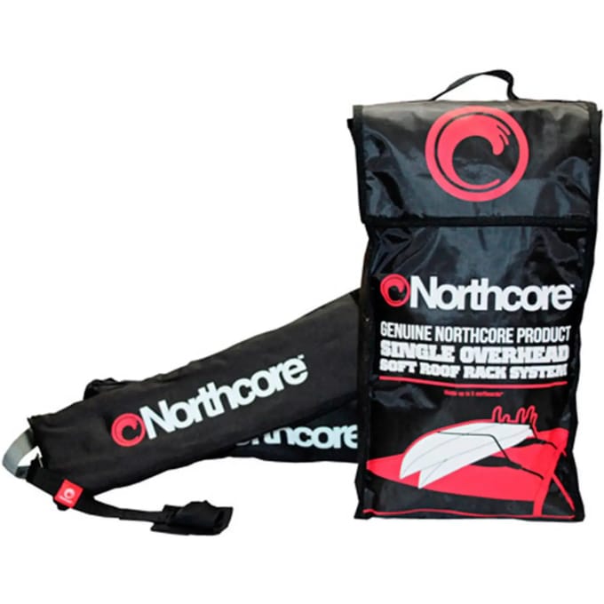 Northcore Single Overhead Soft Roof Rack - Dakdrager Surfboards voor Auto - Draagbaar