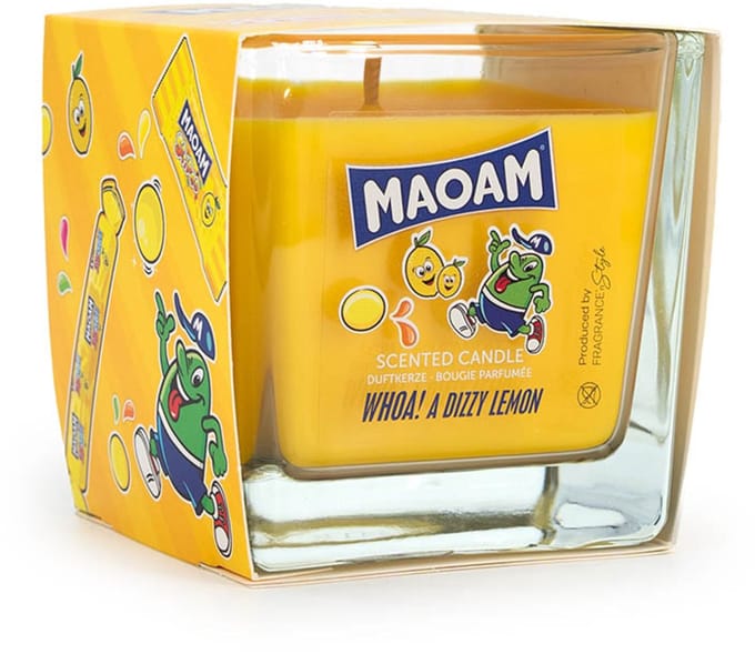 Maoam geurkaars - citroengeur - Dizzy Lemon