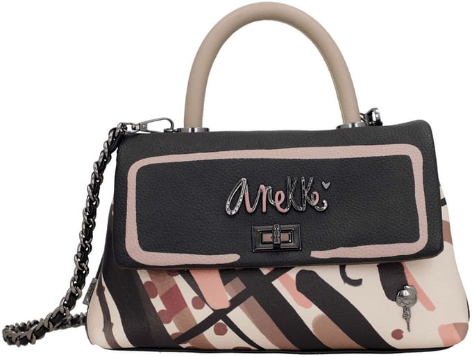 Anekke handtas schoudertas Parisian Short Handle Bag Multicolor veelkleurig