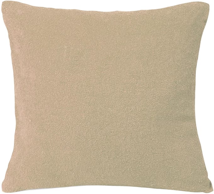 Matex Terry Kussen Lus 40x40cm Beige met Rits