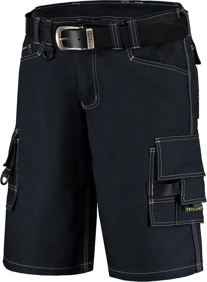 Tricorp Worker Canvas kort model - Workwear - 502006 - navy - Maat 56