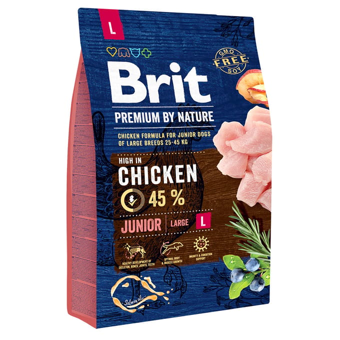 Brit Premium by Nature Junior L - Droog hondenvoer - Kip 3 kg