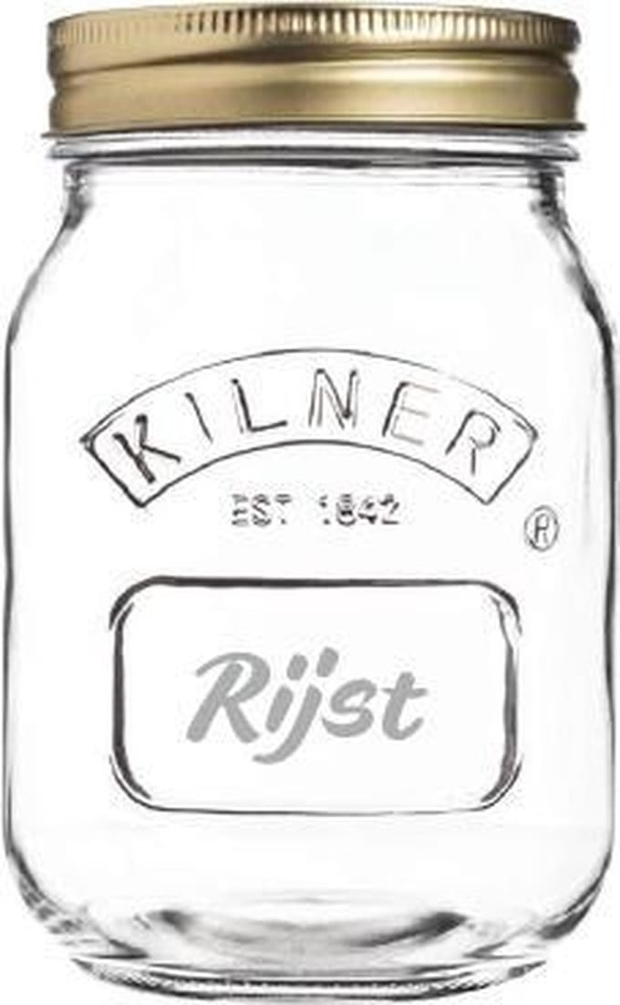 Gegraveerde weckpot 0,5 ltr (Rijst)
