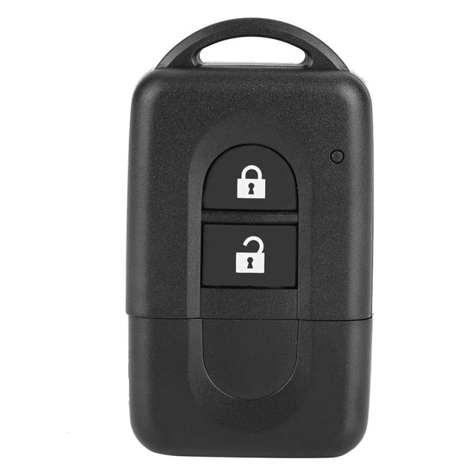 XEOD Autosleutelbehuizing - sleutelbehuizing auto - sleutel - Autosleutel / Geschikt voor: Nissan 2 knops