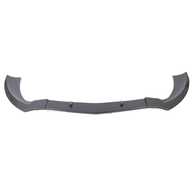 Voorbumper Lip Spoiler 3-delig Type Schokbestendig Upgrade Racing Look Bumper Lip Splitter black