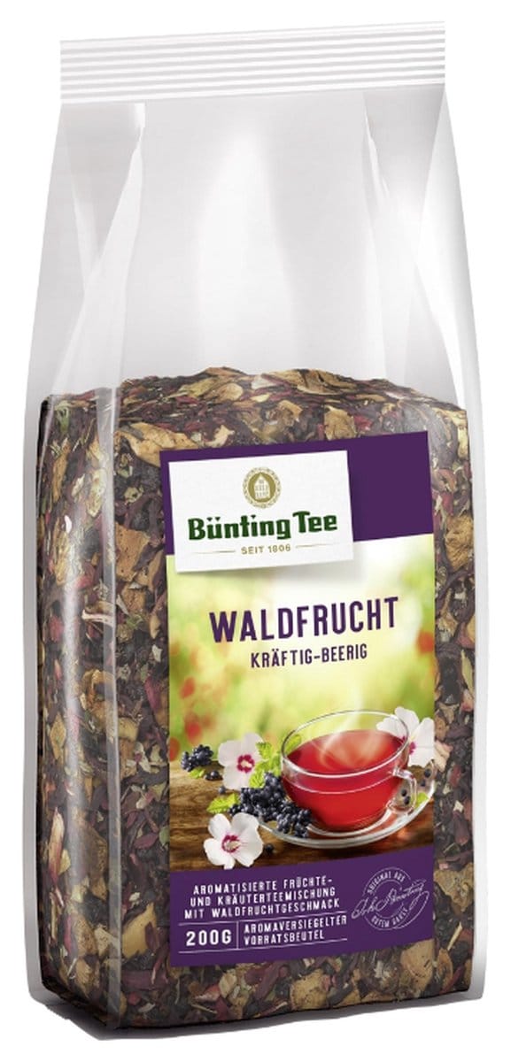 Bunting Thee Vruchtenthee Bosvruchten Zak - 6 x 200 gram