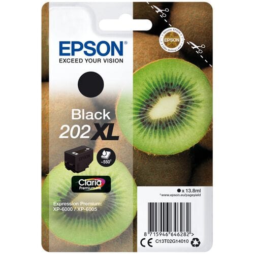 Epson Kiwi singlepack zwarte 202XL Claria Premium inkt