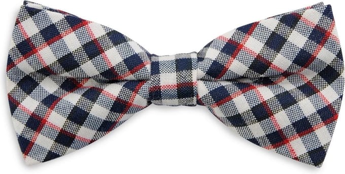 We Love Ties - Strikken - Kinderstrikje Olivier junior - blauw / wit / rood