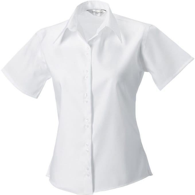Russell Collection Dames/Dames Ultimate Shirt Met Korte Mouwen (Wit)