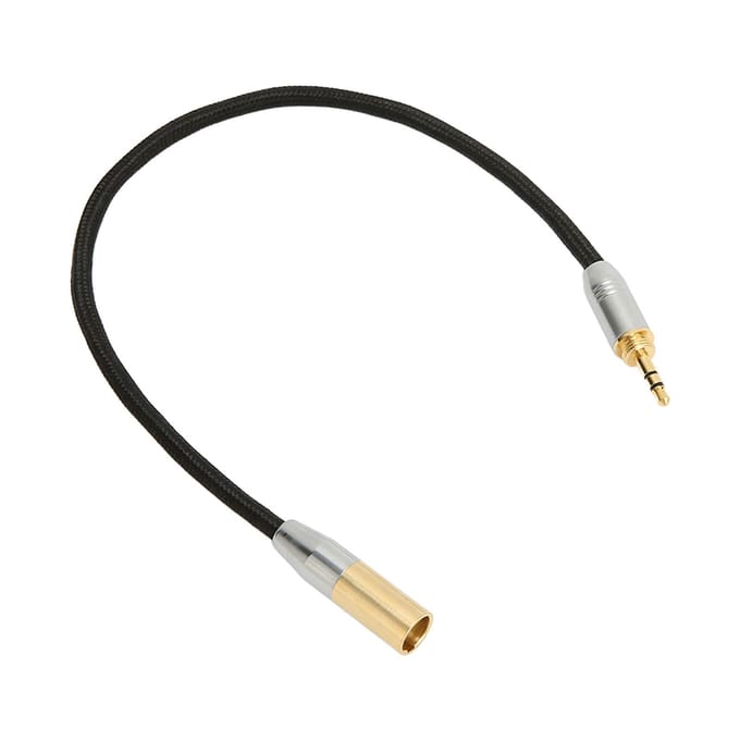 3.5mm Mannelijk naar Mini XLR 3-pins Kabel Professioneel Verguld 3.5mm naar Mini XLR Adapter voor Microfoon