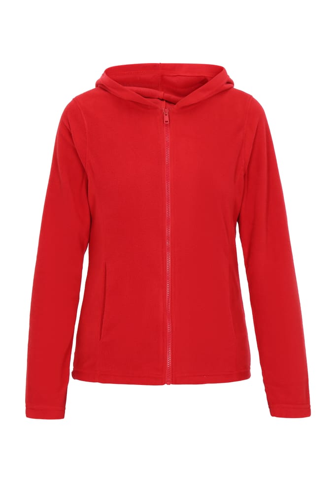 Mymo Fleece jas Dames rood