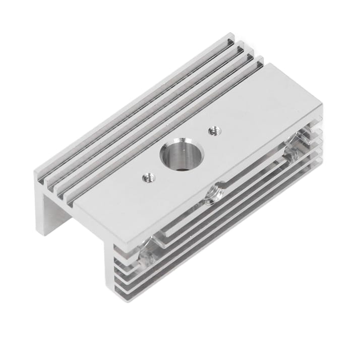 Heet Einde Koellichaam Aluminiumlegering Koelblok 41x20x13mm Extruder Koellichaam Vervanging voor Ender 3 gray