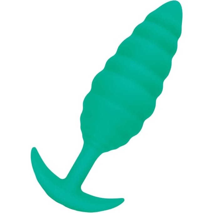B-Vibe - Texture Plug Twist Groen