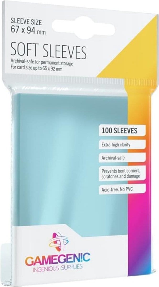 Gamegenic - Soft Sleeves 100x