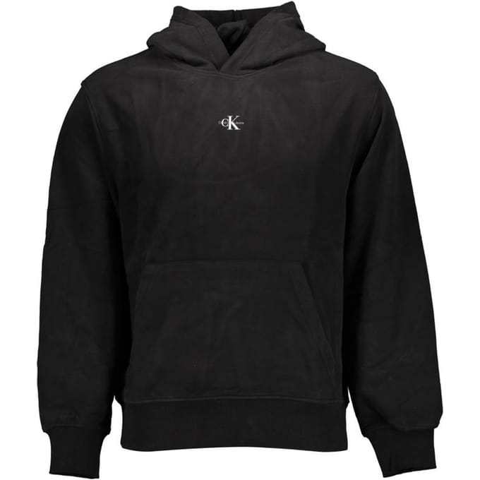 Calvin Klein Zwarte Katoenen Heren Hoodie
