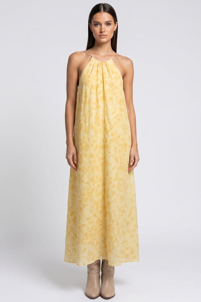 & Other Stories Cecil Dress Yellow Größe: L | Maxikleider Outlet | Damen | Gelb