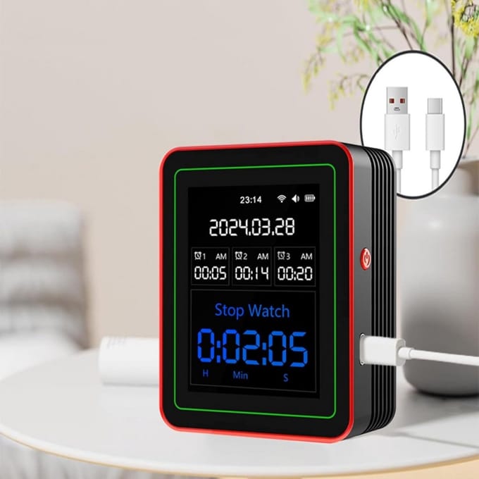Luchtkwaliteitsmeter 15-in-1 - Slimme luchtkwaliteitsmonitor voor thuis en op kantoor