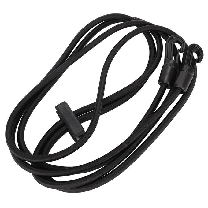 Corde en Nylon Élastique Étireur de Cou de Cheval Sangle de Bride Corde de Traction Fournitures Équestres black