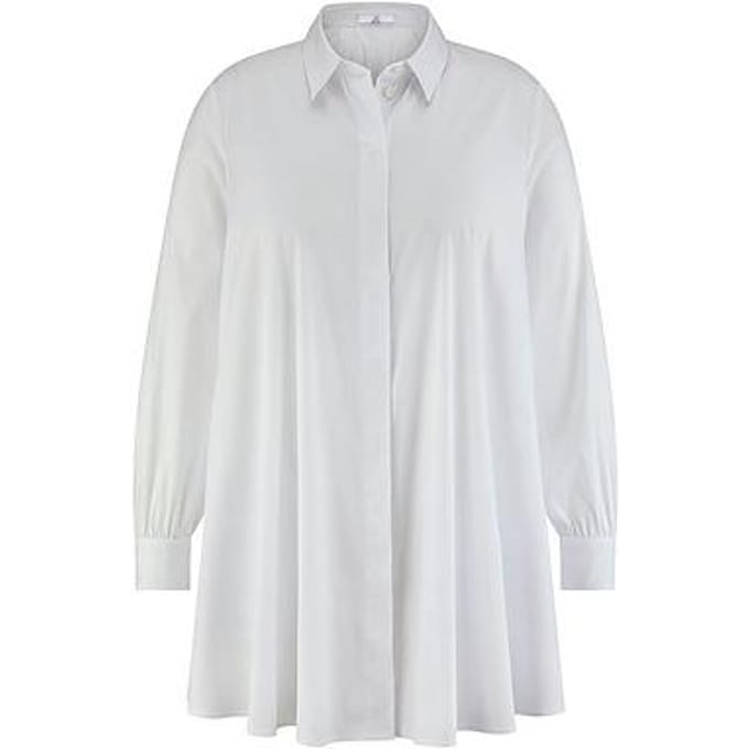 Lange blouse lange mouwen Van Emilia Lay wit
