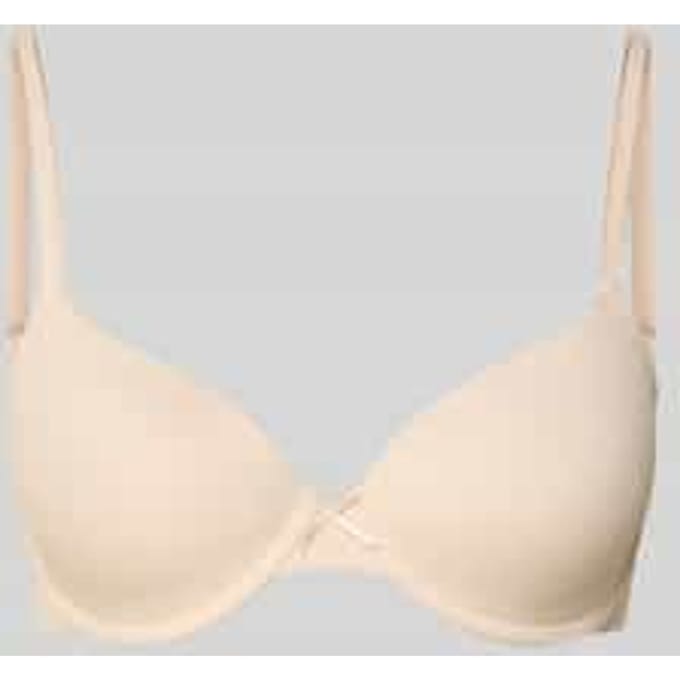 Grote maten beugelbeha met spaghettibandjes model 'PERFECT BASICS'