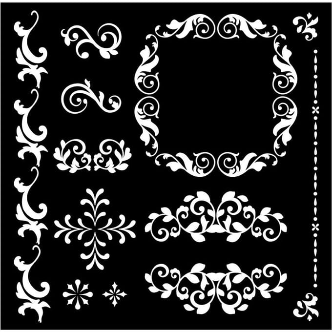 Sjabloon "Precious - Frames"