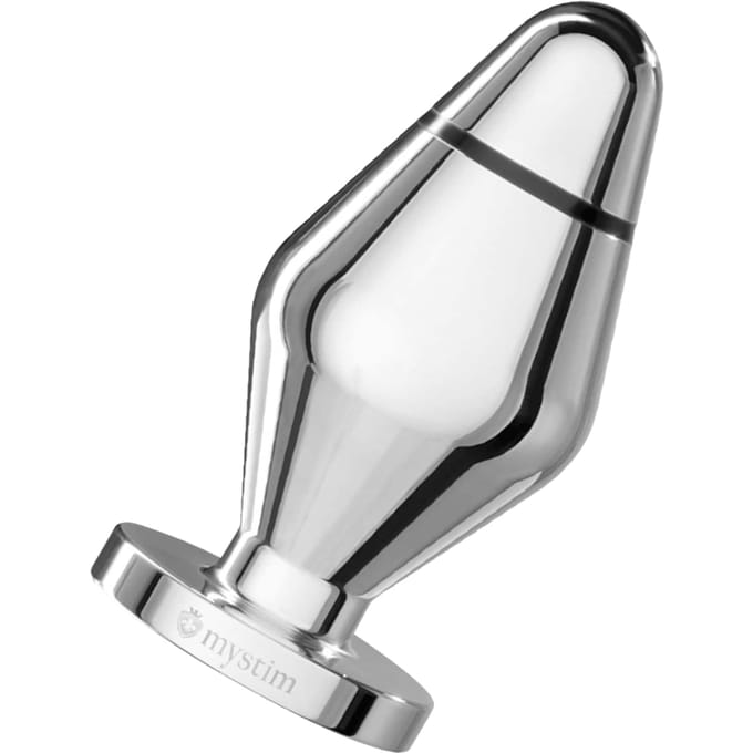 Mystim - John Buttplug L - Zilver - Ø 50 mm