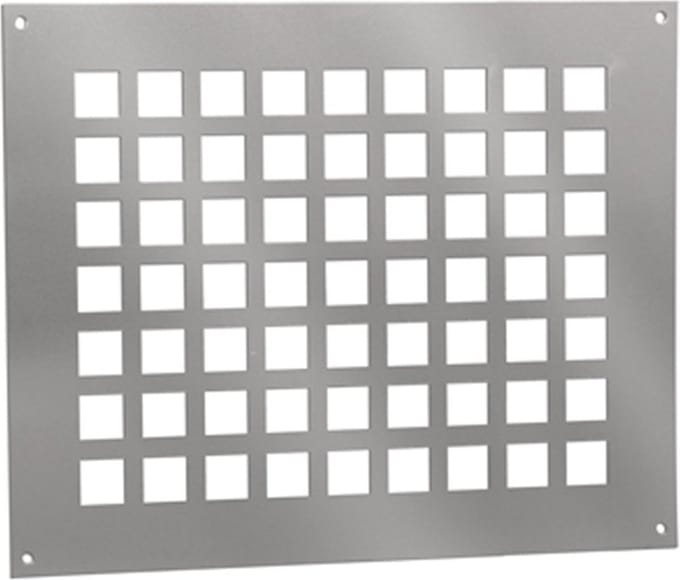 Nedco BV Ventilatieplaat 300x250mm aluminium