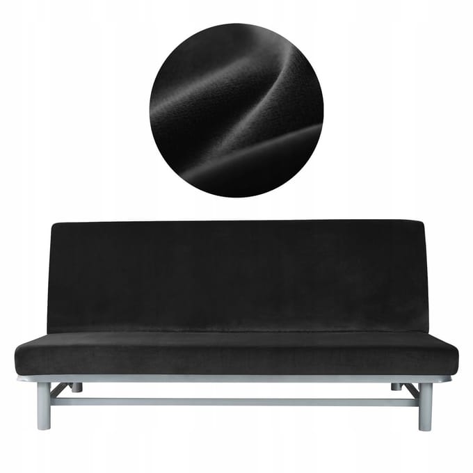 Zwarte Welur Sofahoes 190-210cm - Bescherming en Stijl