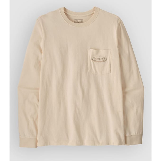 Patagonia Mw 95 Oval Logo Pocket Longsleeve