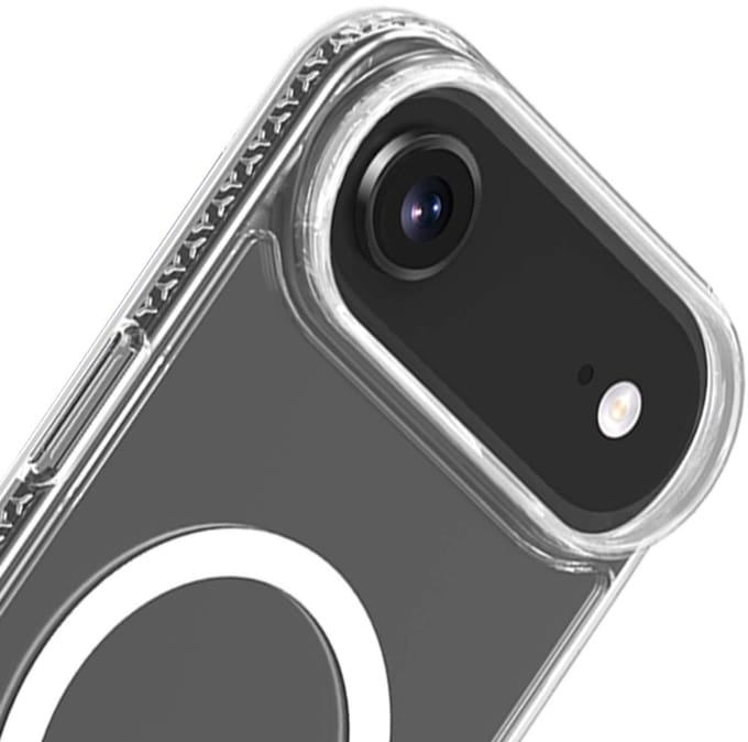 Force Case, Hoesje geschikt voor iPhone Air - 3M Anti-Shock & MagSafe, Transparant