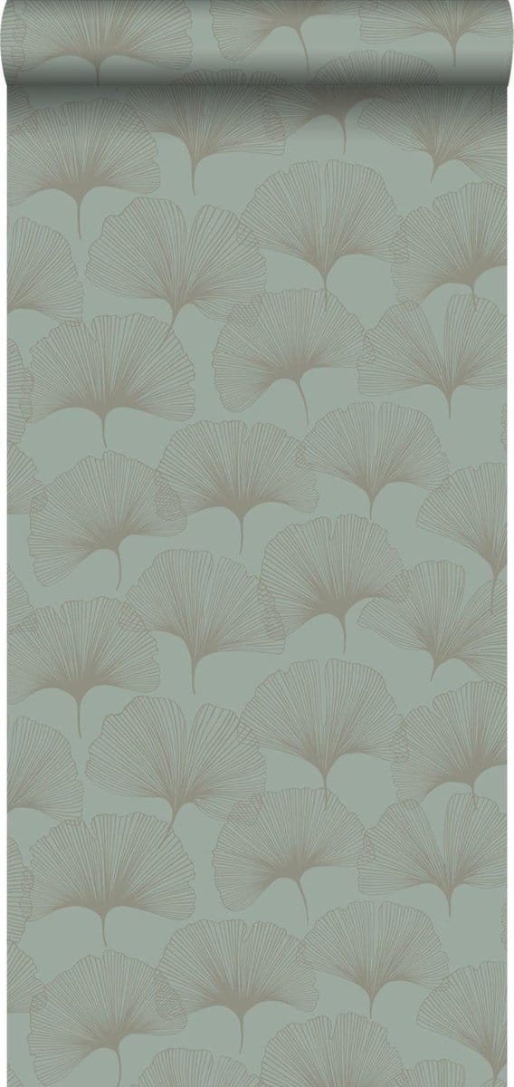 Origin Wallcoverings behang ginkgo bladeren saliegroen - 347733 - 0,53 x 10,05 m