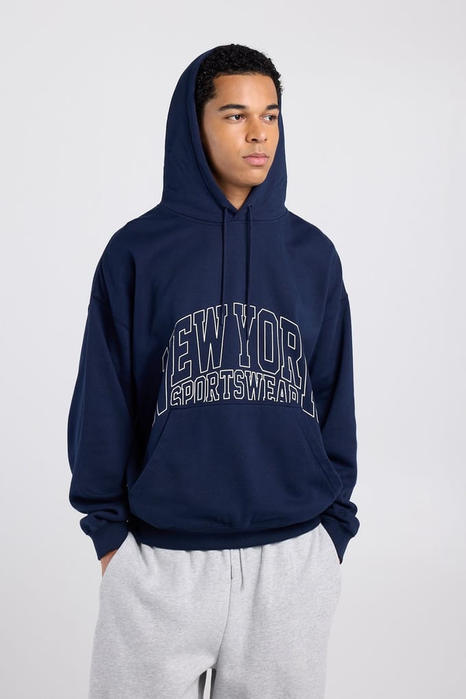 America Today Skip Hood Dark Blue Taglia: S | Maglioni a maglia Outlet | Uomo | Blu