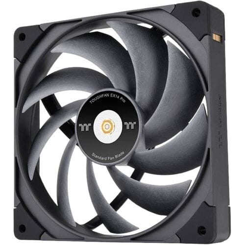 Thermaltake TOUGHFAN EX14 Pro - PC-Ventilator - 140mm - 3-Pack - Wisselbare Bladen - PWM - Zwart