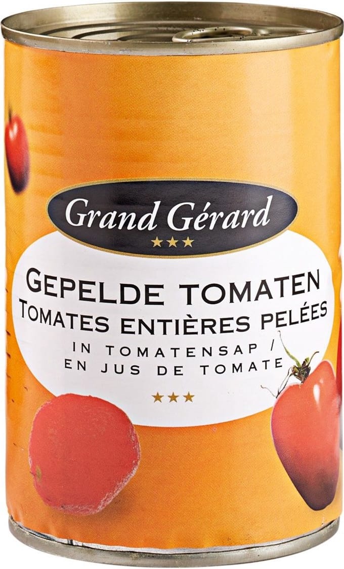 Grand Gerard gepelde tomaten - 6 blikken x 400 gram