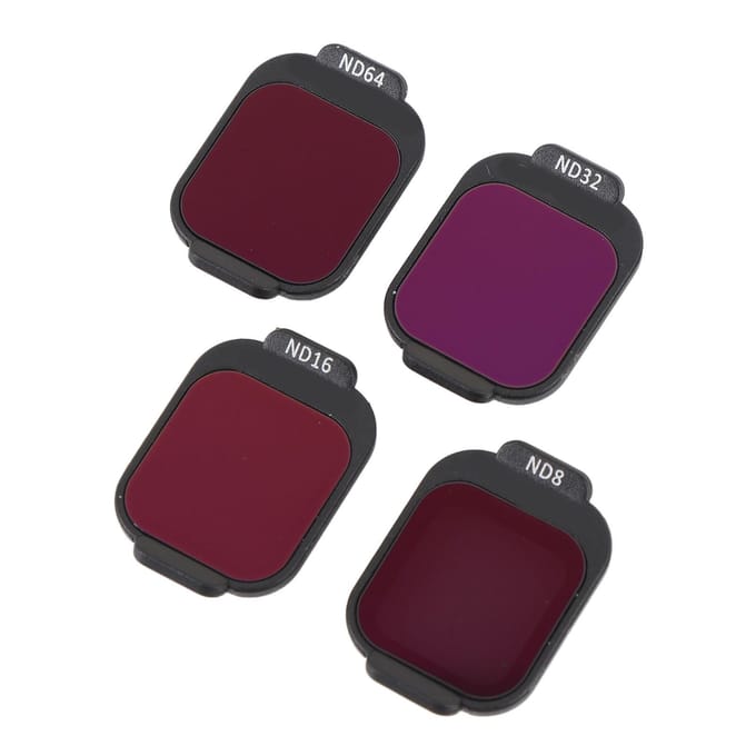 ND Filterset voor Flip Drone ND8 ND16 ND32 ND64 3-6 Stops Multi-Coated Drone ND Filter voor Licht black