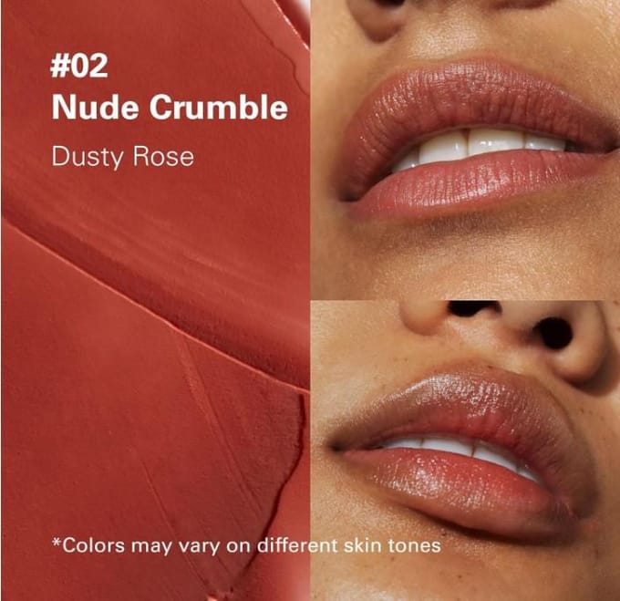 [melixir] Beurre à lèvres végétalien (02 Nude Rose) 3.9g white