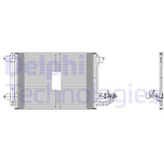 Condensator, airconditioning DELPHI TSP0225482