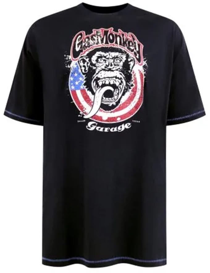 Duke 555 Birkenhead T-shirt Blauw Big Men Size 5XL