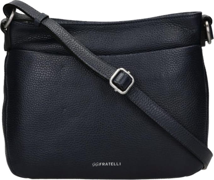 Gigi Fratelli Medium Crossbodytas / Schoudertas Dames - Leer - Romance - Blauw