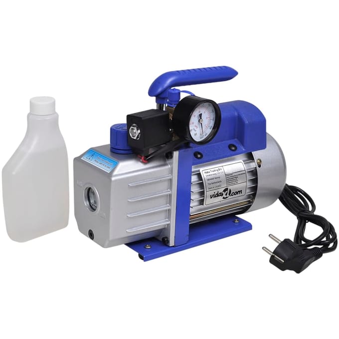 vidaXL Vacuümkamer met 1-traps pomp 3,7 L