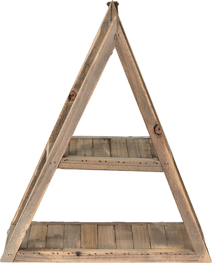 Clayre & Eef Wandrek 31x11x36 cm Bruin Hout