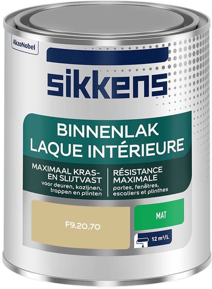 Sikkens - Binnenlak Mat - F9.20.70 - Mengverf - 750 Ml