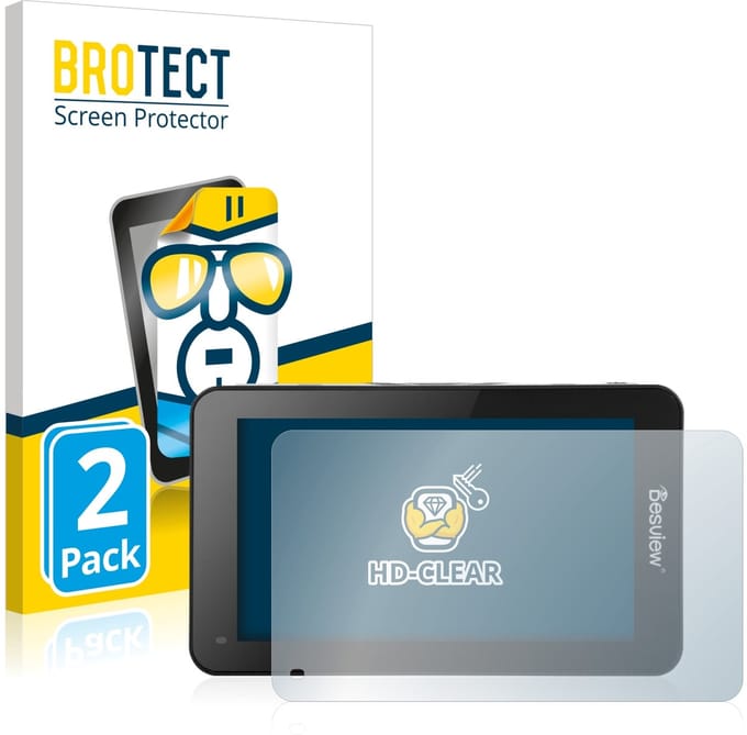 BROTECT - Screenprotector voor Desview R6 UHB 5.5" - Folie Beschermfolie transparant 2 Stuks