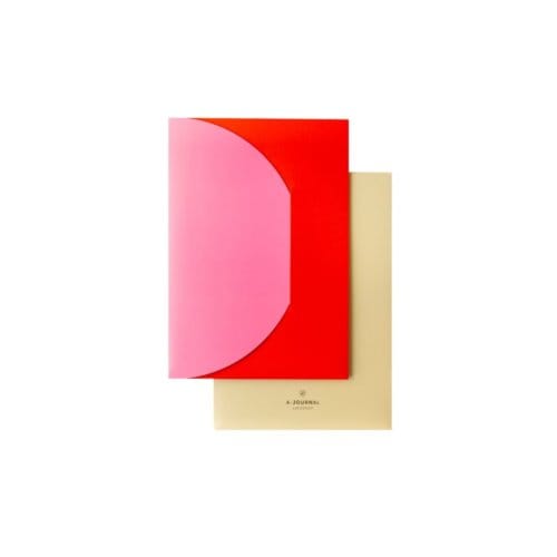 A-Journal Set van 2 envelop mappen - A4 Insteepmappen
