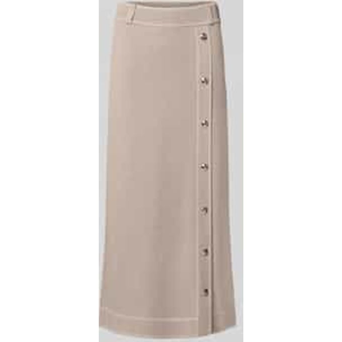 Midirok van viscosemix met zijde-aandeel model 'Gonna Maglia'