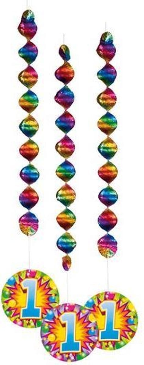 Decoratie spiralen 60cm set/3 nr1
