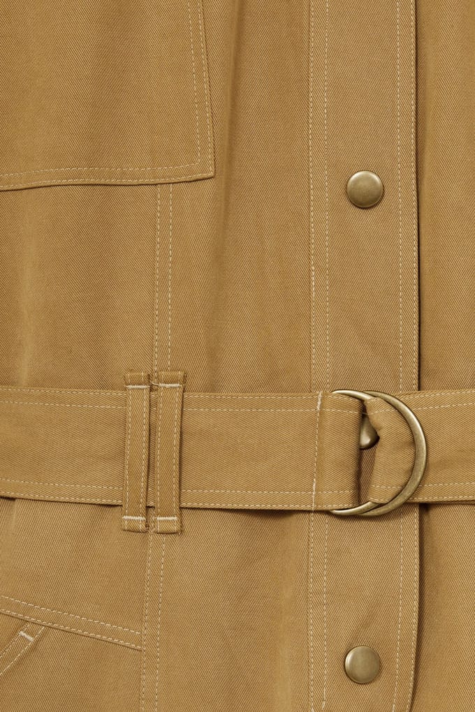 Reiss Seam Detail Jumpsuit Camel Größe: 12 | Jumpsuits Outlet | Damen | Braun