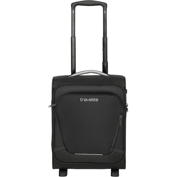 Travelite Jetpack Easy 2 Cabin 21 liter - Black – Underseater trolley – Van polyester – Handbagage koffers, koffers en reiskoffers