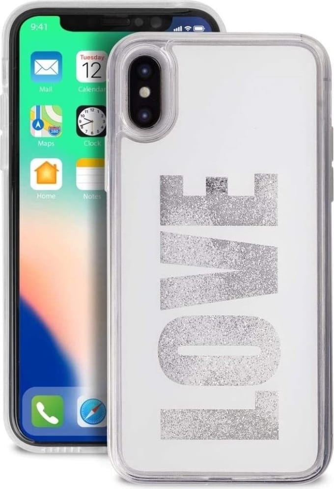 Puro Beschermhoes Aqua Love Wit voor Apple iPhone X/XS