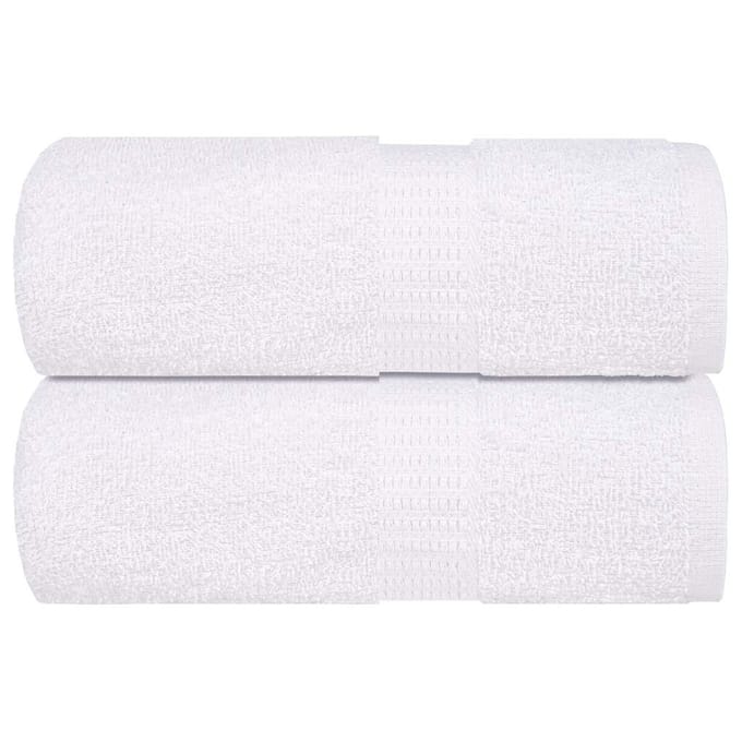vidaXL - Gastendoekjes - FROGN - 2 - st - 30x50 - cm - 360 - g/m² - wit